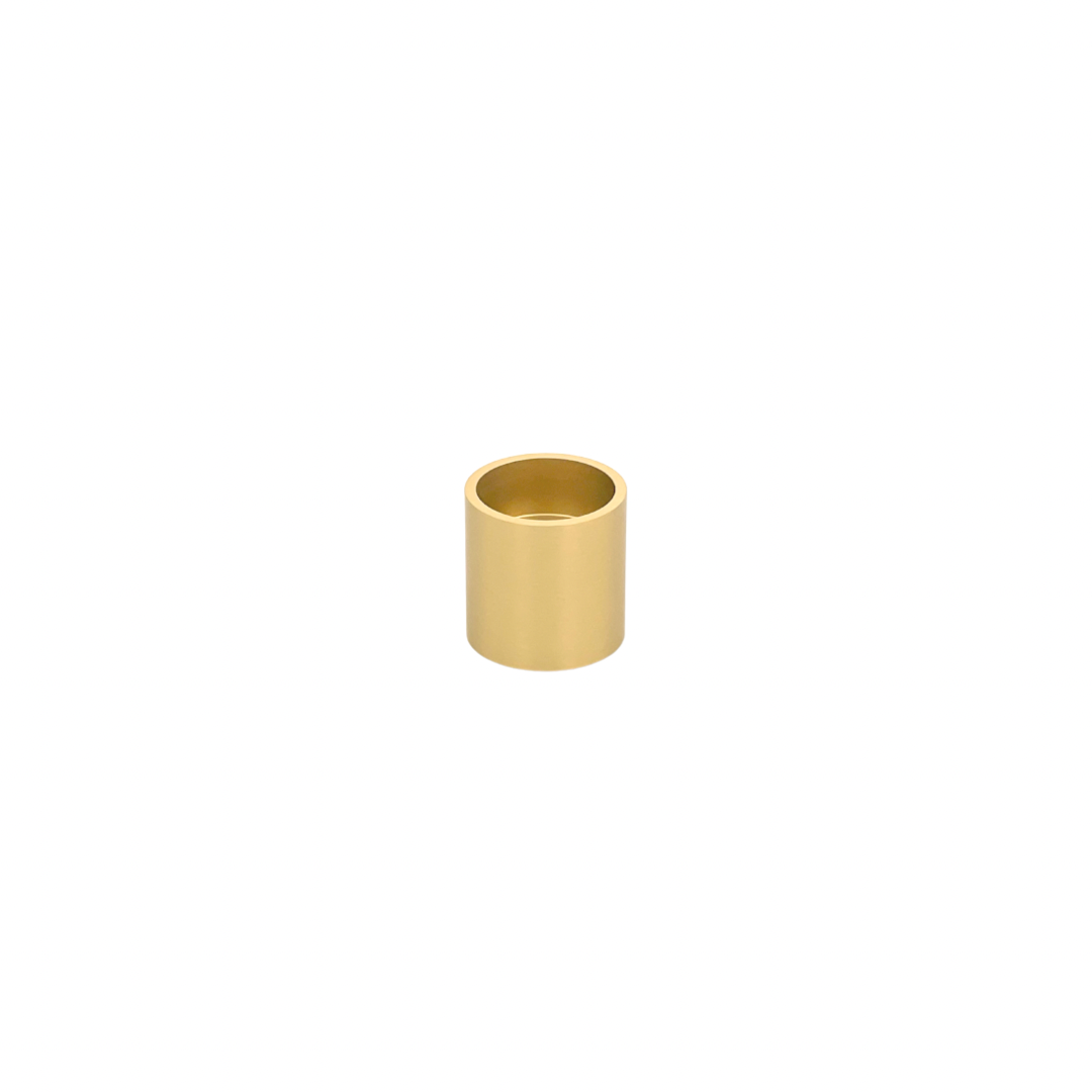 Brass Column Candle Holder Gold