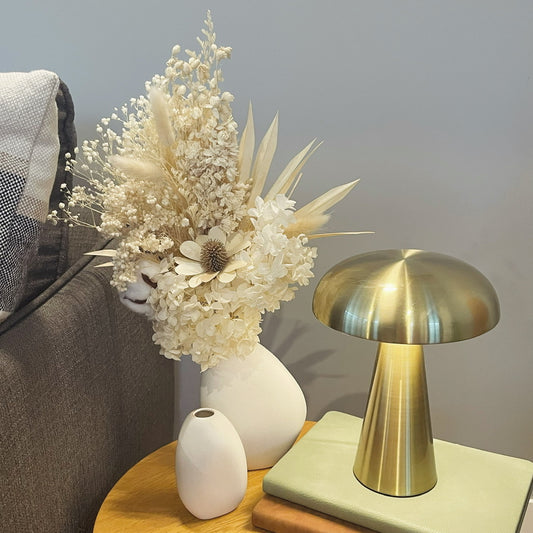 Aurora Rechargeable Portable Wireless Lamp - Brass