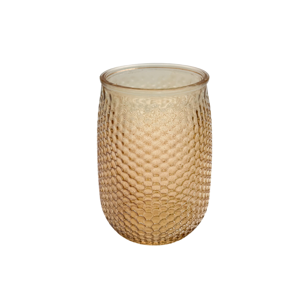 Curated Find | Amber Textured Glass Vase (Pre-Loved)