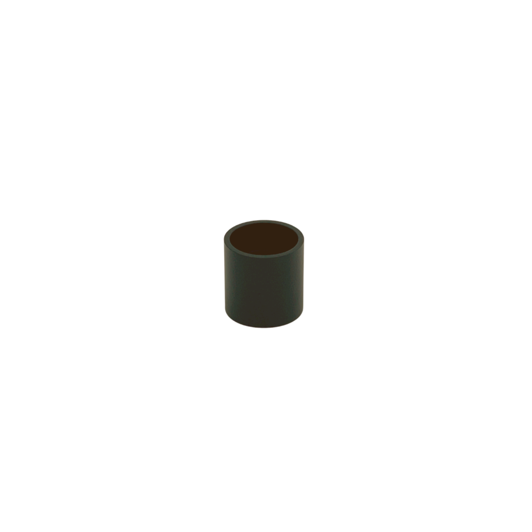 Brass Column Candle Holder Black
